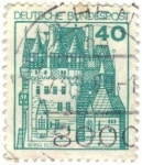 Stamps Germany -  Castillo Eltz