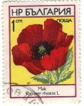 Stamps Bulgaria -  Amapola