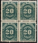 Stamps : America : Nicaragua :  20 centavos 
