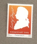 Stamps Austria -  Mozart en Viena