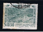Stamps Peru -  Andenes de Pisac.  Cusco    Sistema Incaico para el cultivo de maiz.