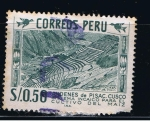 Stamps Peru -  Andenes de Pisac.  Cusco    Sistema Incaico para el cultivo de maiz.