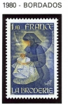 Stamps France -  1980 Bordados
