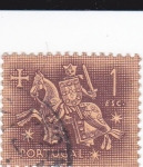 Stamps Portugal -  caballero medieval