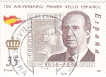 Stamps Spain -  150 aniversario primer sello español