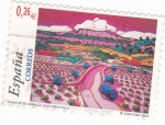 Stamps Spain -  pintura- paisajes