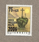 Stamps Austria -  Ayuda por las inundaciones