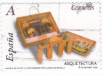 Stamps Spain -  museo de artes y costumbres populares  de sevilla- arquitectura