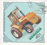 Stamps Mongolia -  tractor-Bonser  Gran Bretaña