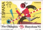 Stamps Spain -  Pre-olímpica Barcelona 92 -atletismo