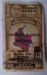 Stamps : America : Colombia :  II EXPOSICION FILATELICA NACIONAL