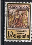 Stamps Spain -  Edifil  2593  Navidad´80  