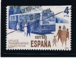 Stamps Spain -  Edifil  2561   Utilice transportes colectivos.  