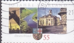 Stamps Germany -  paisaje del rhin