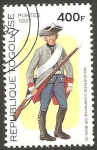 Stamps Togo -  Uniforme militar