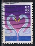Stamps United States -  Scott  3123 Cisnes (4)