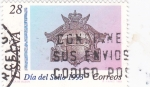 Stamps Spain -  dia del sello 1993- boca de buzón