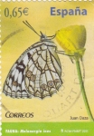 Stamps Spain -  mariposa