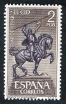 Stamps Spain -  1445- Rodrigo Díaz de Vivar 