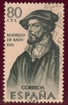 Stamps Spain -  1961 Forjadores de America. Rodrigo de Bastidas - Edifil:1376