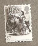 Stamps United Kingdom -  Personajes Jane Eyre