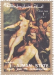 Stamps United Arab Emirates -  pintura-desnudos