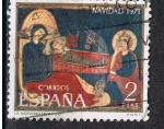 Stamps Spain -  Edifil  2061  Navidad´71  Fragmento del altar de Avila. 