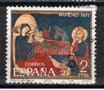 Stamps Spain -  Edifil  2061  Navidad´71  Fragmento del altar de Avila. 
