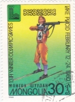 Stamps Mongolia -  J.J.O.O. - DE LAKE PLACID- NUEVA YORK- Biatlón