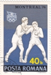 Stamps Romania -  J.J.O.O. - MONTREAL-76  -Boxéo