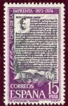 Stamps Spain -  1973 V Centenario de la imprenta - Edifil:2166