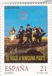 Stamps Spain -  cine español- El viaje a ninguna parte