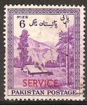 Stamps Pakistan -  Séptimo Aniv de la Independencia.Valle Kaghan .