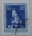 Stamps Venezuela -  ISABEL LA CATOLICA REINA DE CASTILLA V CENTENARIO DE SU NACIMIENTO 1451 -1951