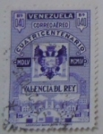 Stamps Venezuela -  CUATRICENTENARIO VALENCIA DEL REY
