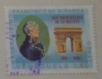 Stamps Venezuela -  150 ANIVERSARIO DE SU MUERTE GENERALISIMO FRANCISCO DE MIRANDA