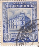 Stamps Venezuela -  oficina principal de correos de Caracas