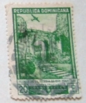 Stamps Dominican Republic -  RUINAS DE LA IGLESIA DE SAN FRANCISCO CIUDAD DE TRUJILLO