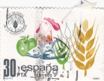 Stamps Spain -  Día mundial de la alimentación    (A)