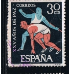 Stamps Spain -  Edifil  1577  XXV años de Paz Española. 