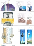 Stamps Spain -  SPD ARQUITECTURA 2008. ED Nº 4402-07