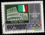 Stamps Hungary -  MOSZKVA  1980