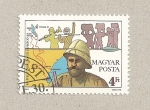 Stamps Hungary -  Expedición de Samuel Tleki en Africa