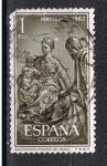 Stamps Spain -  Edifil  1478  Navidad´62  