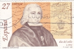 Stamps Spain -  Día del sello  -Conde de Campomanes    (C)