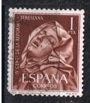 Stamps Spain -  Edifil  1429  IV Cente. de la Reforma Teresiana.  