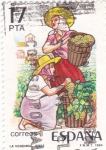 Stamps Spain -  la vendimia   Jerez     (D)