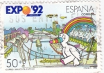 Stamps Spain -  Expo-92  