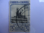 Stamps Colombia -  Acerias Paz del río-Inauguración Octubre de 1954-