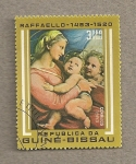 Stamps Guinea Bissau -  Cuadro de Rafael